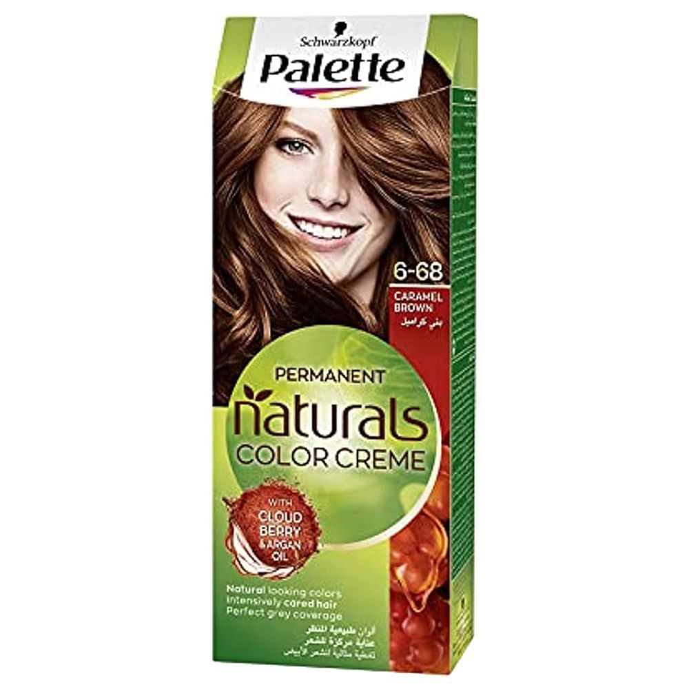 Henkel - Palette Permanent Naturals Color Creme - 6-68 Caramel Brown