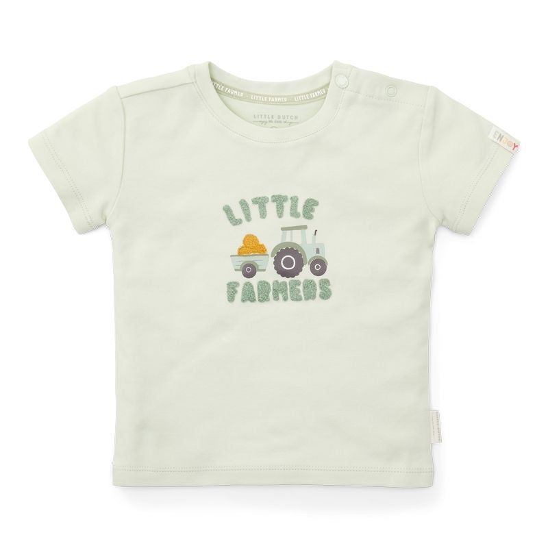 Little Dutch - Boy's Short Sleeve T-Shirt - Farm Green