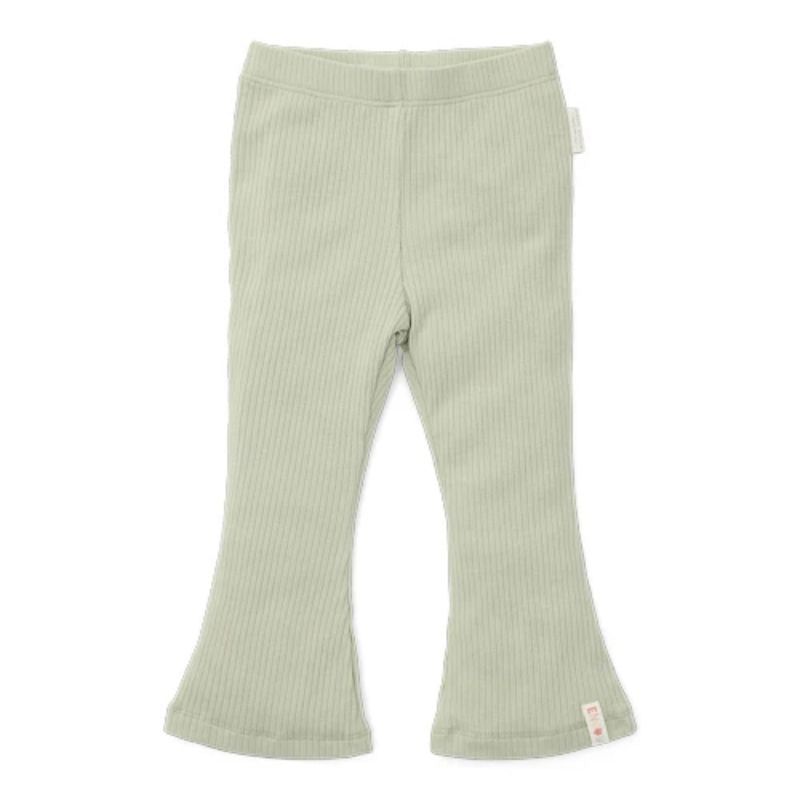 Little Dutch - Flared Ribbed Trousers - Grass Green