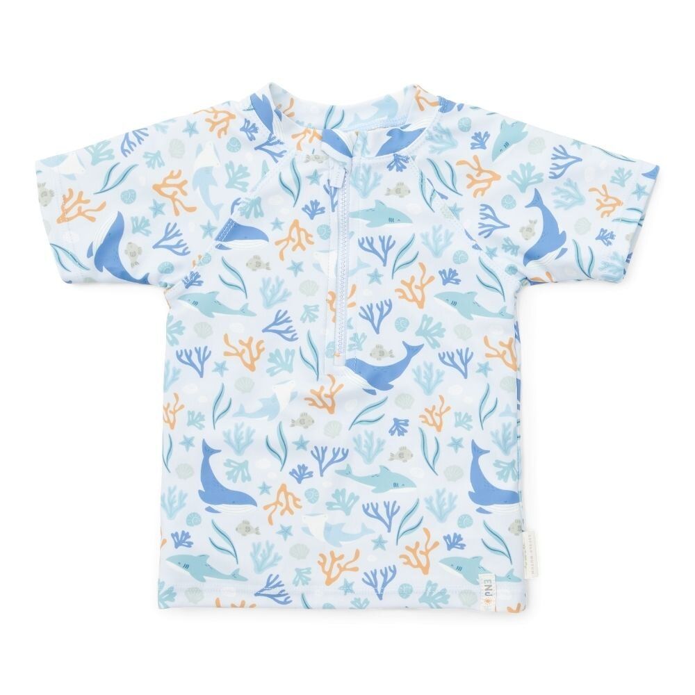 Little Dutch - Swim T-shirt Short Sleeves - Ocean Dreams - Blue