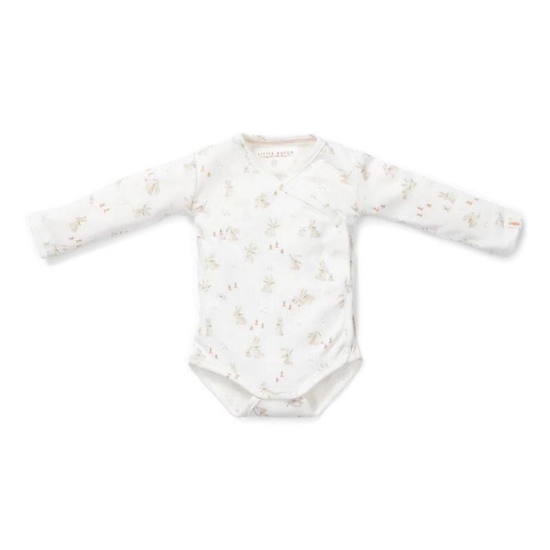 Little Dutch - Long Sleeve Wrap Bodysuit - Baby Bunny