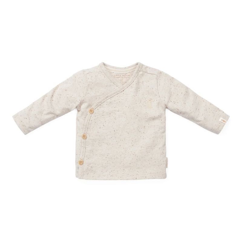 Little Dutch - Long Sleeve Wrap Cardigan - Sand