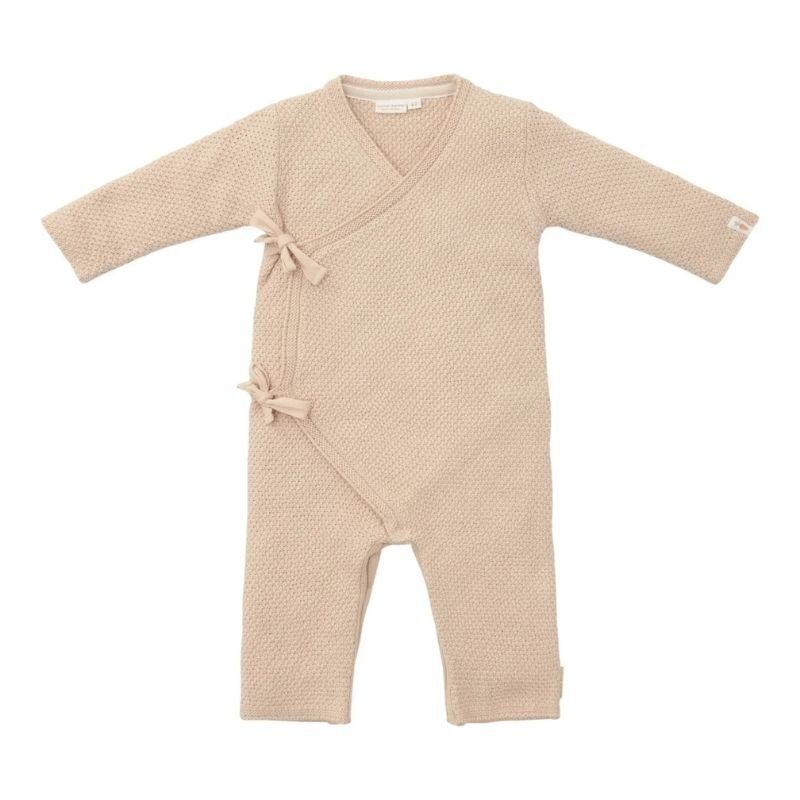 Little Dutch - Soft Knit Cotton Romper - Sand