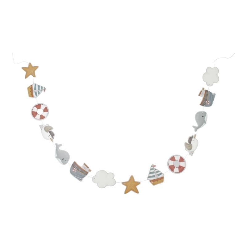 Little Dutch - Cardboard Deco Garland - Sailors Bay - 200 cm