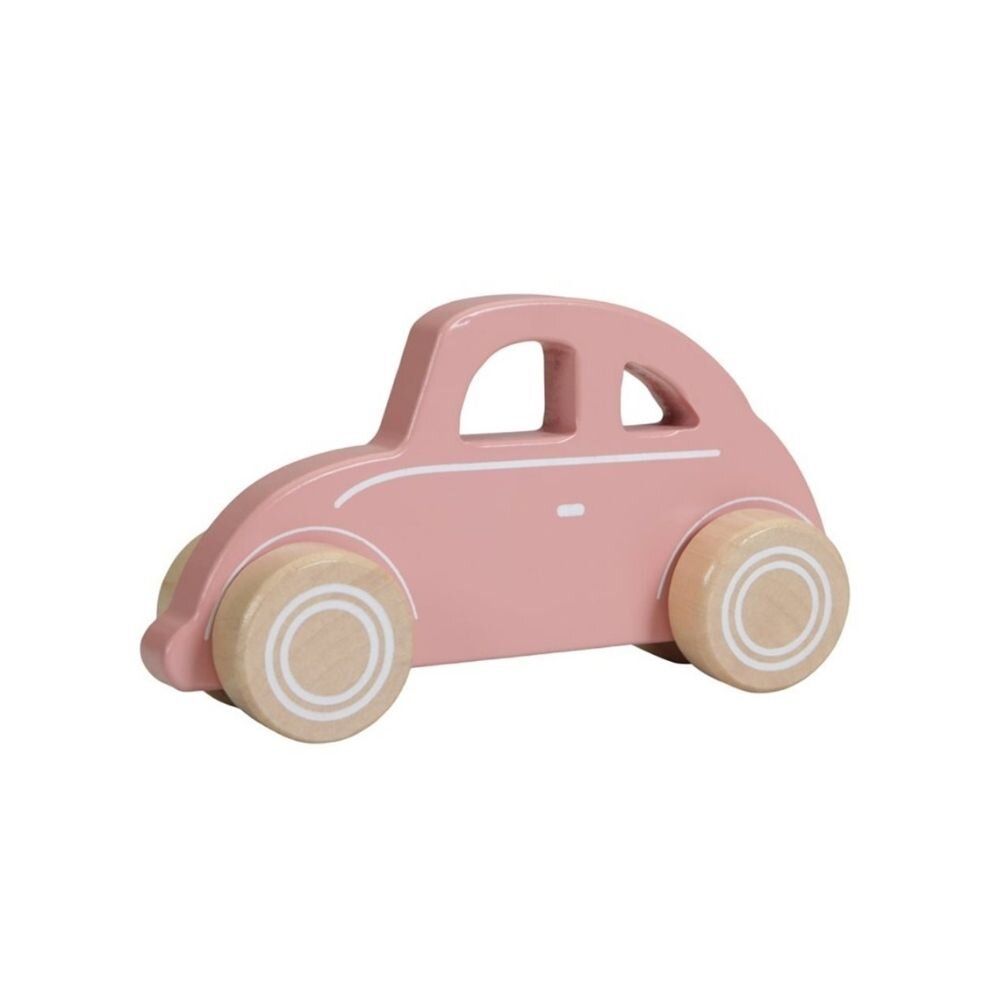 Little Dutch - Wooden Toy Car - Pink