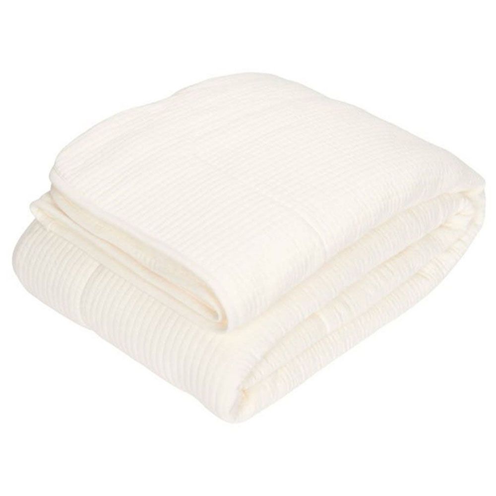 Little Dutch - Cot Blanket - Pure Soft White