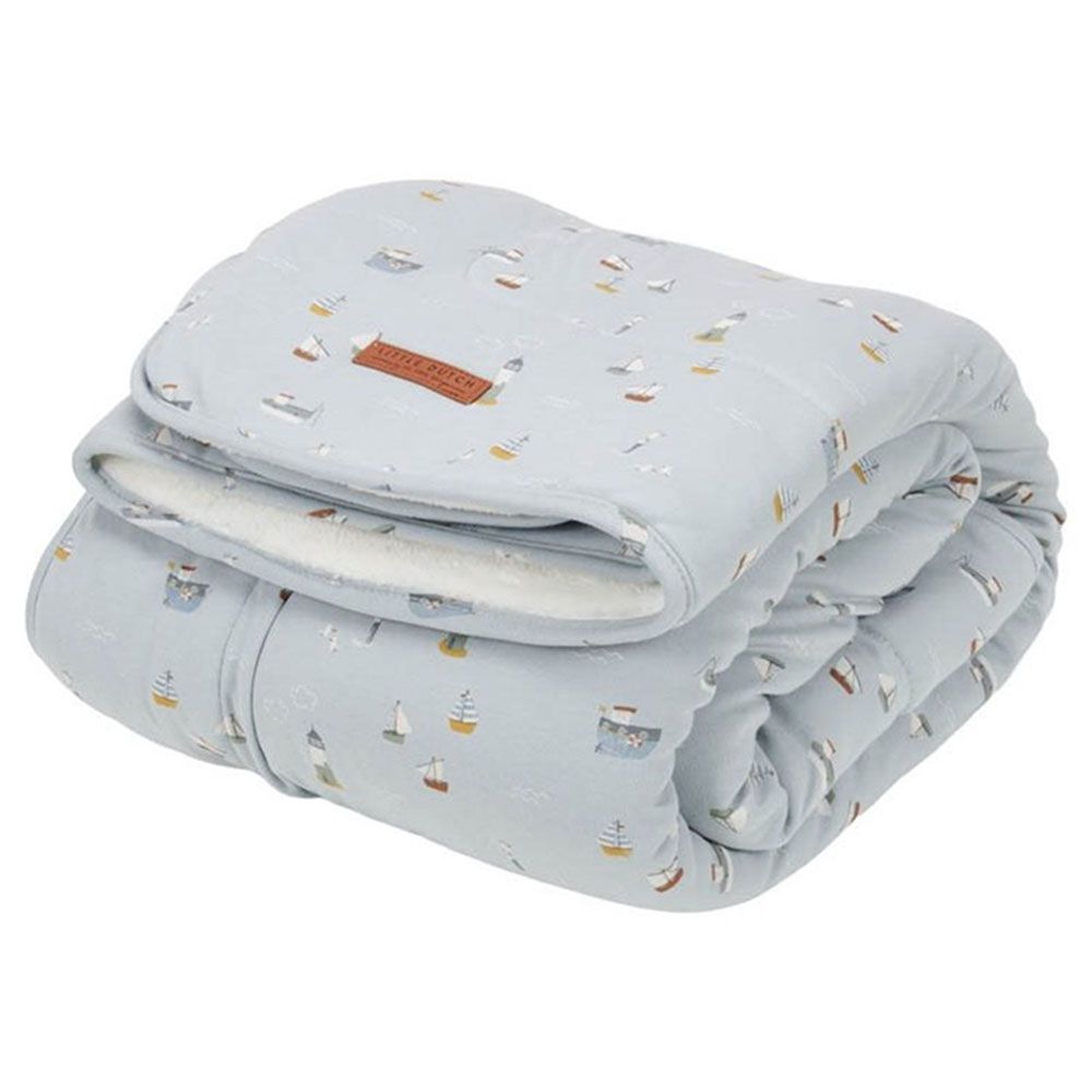 Little Dutch - Bassinet Blanket - Sailors Bay Blue