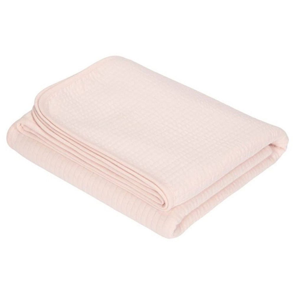 Little Dutch - Cot Summer Blanket - Pure Soft Pink