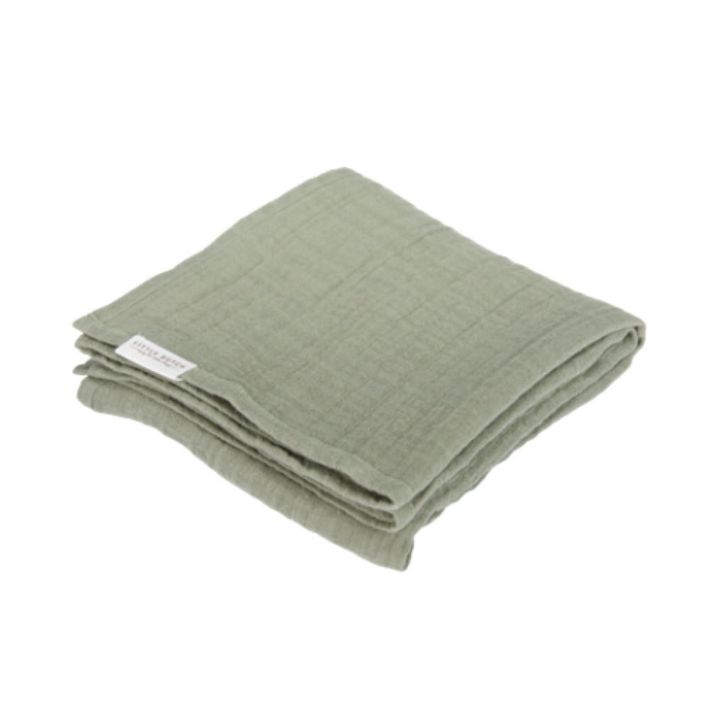 Little Dutch - Swaddle 120x120cm Muslin - Olive