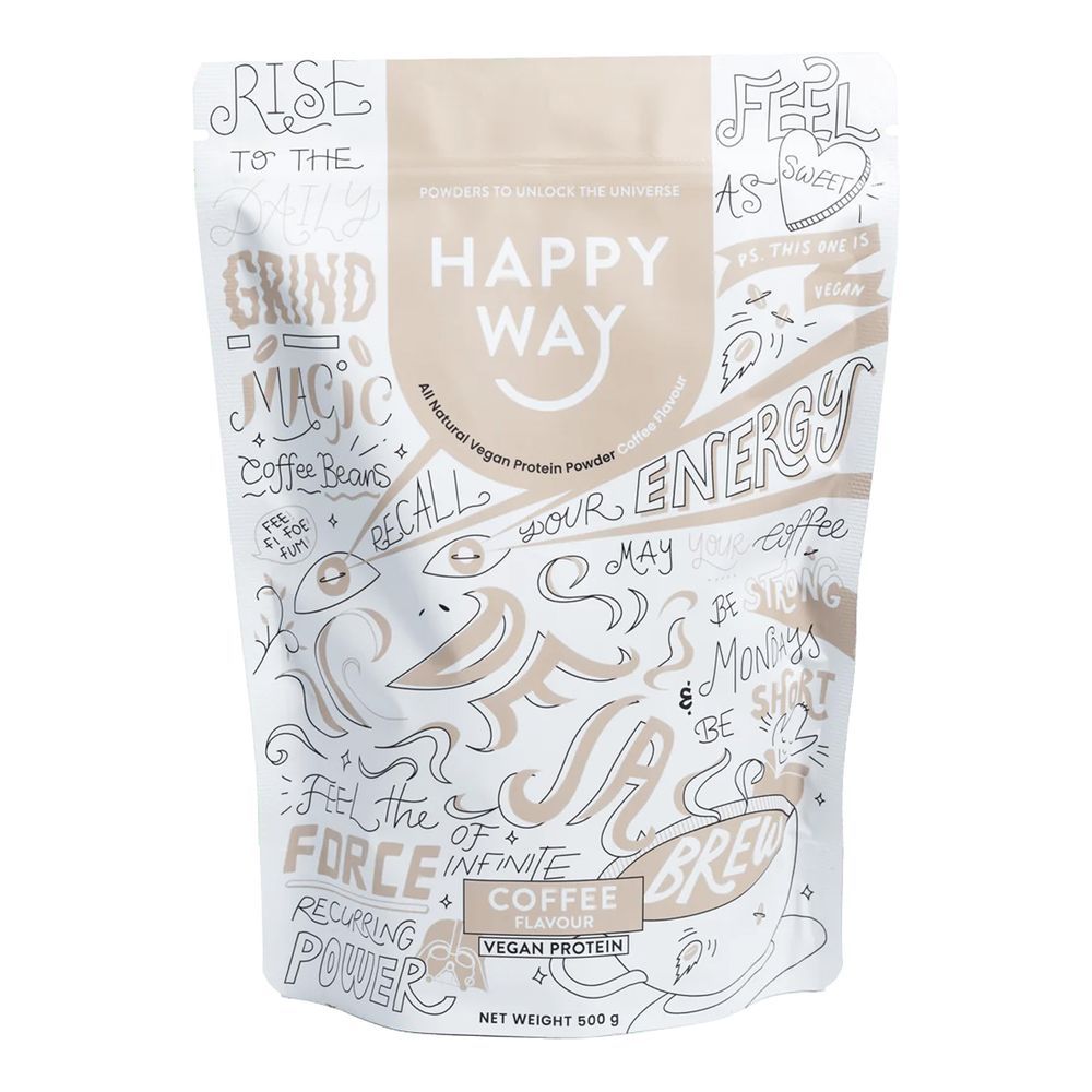 Happy Way - Vegan Coffee Protein Powder - 500g