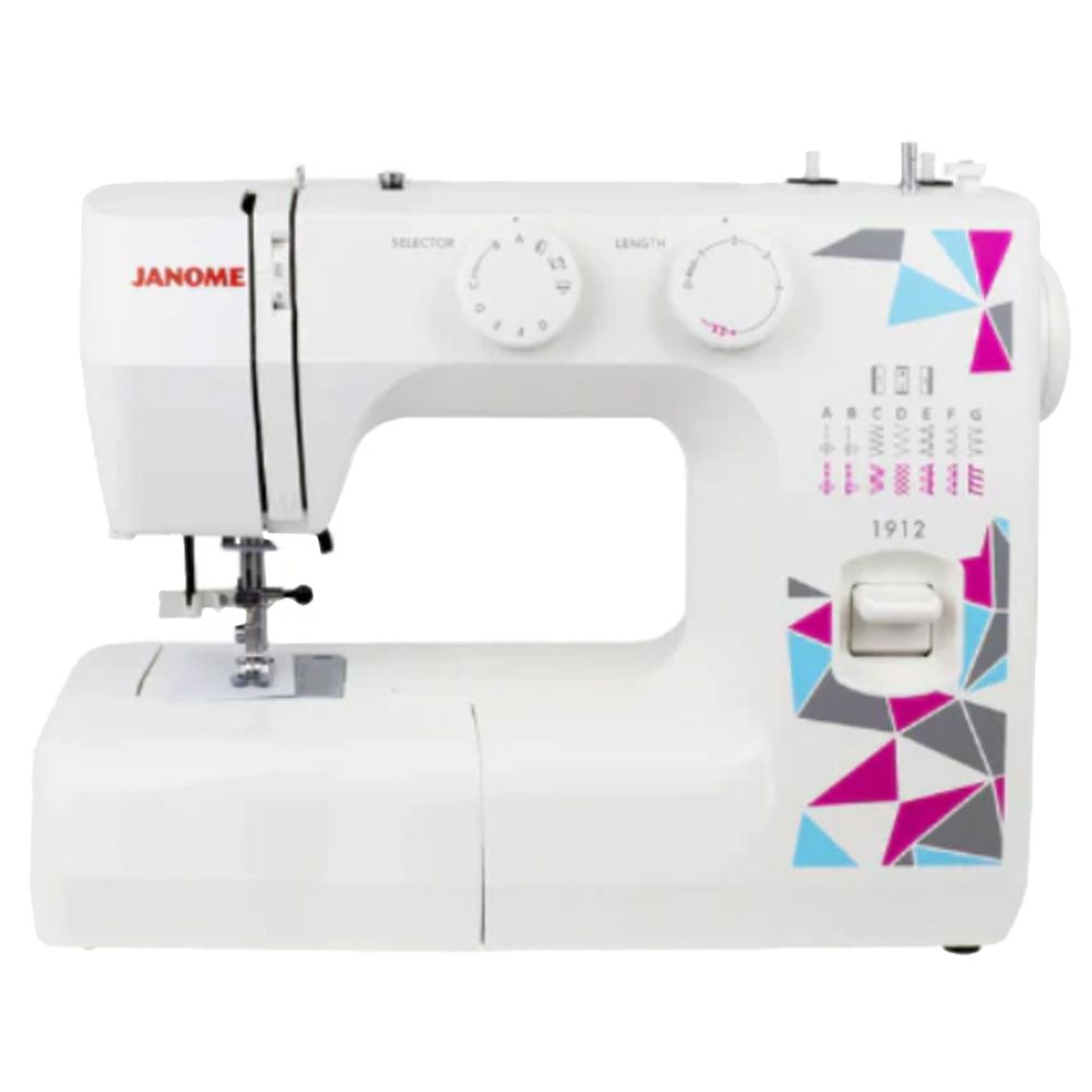 Janome - 1912 Sewing Machine - 12 Stitches - White