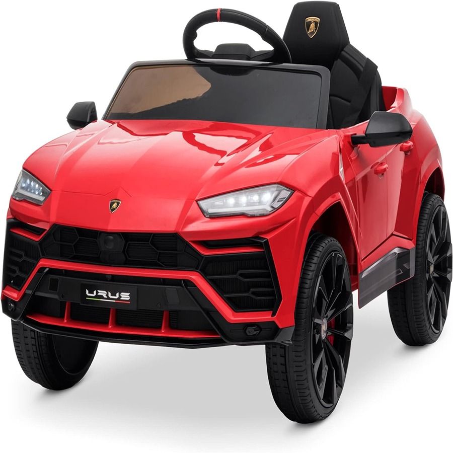 Factual Toys - Officially Licensed Lamborghini Urus Kids Electric Ride On Car 12V - Red