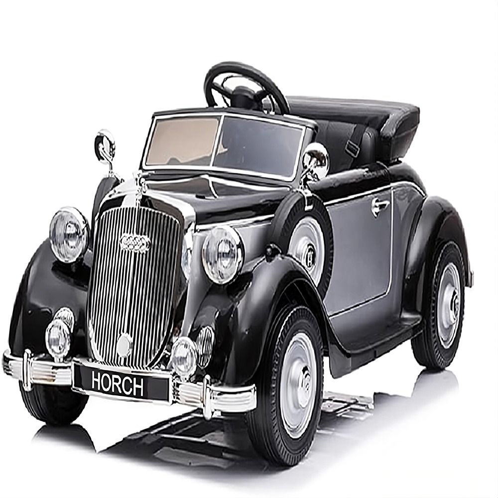 Factual Toys - Audi Retro Horch 930V Vintage Ride-On Car - Black