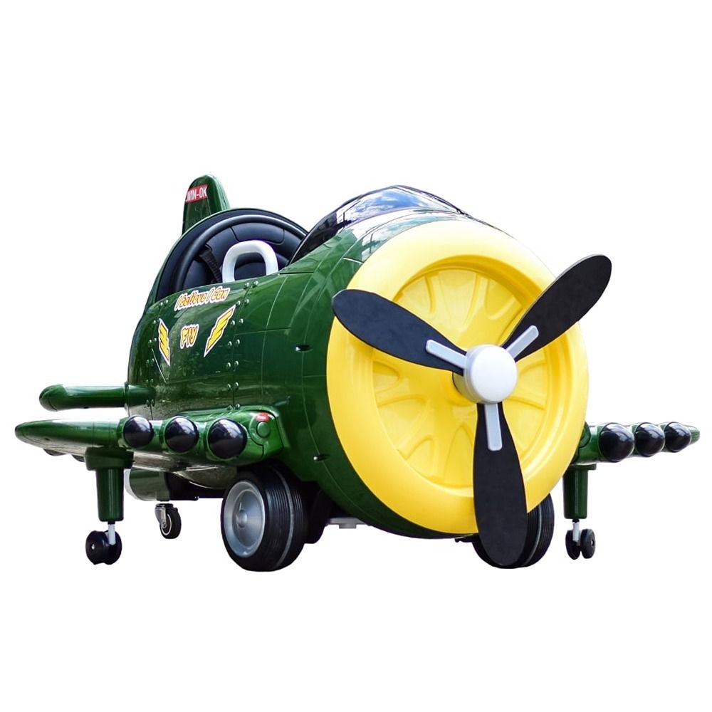 Factual Toys - Ride-On Subwoofer Aircraft 12V - Green