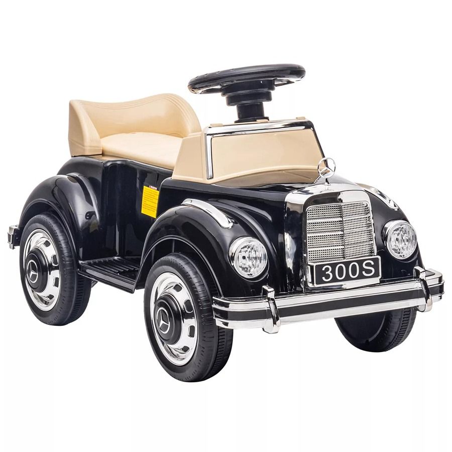 Factual Toys - Mercedes-Benz 300S Mini Ride-On Car - Black