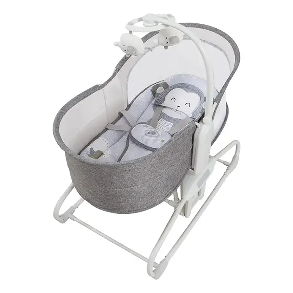 Mastela - 4-in-1 Deluxe Multi-Functional Bassinet - Dark Grey