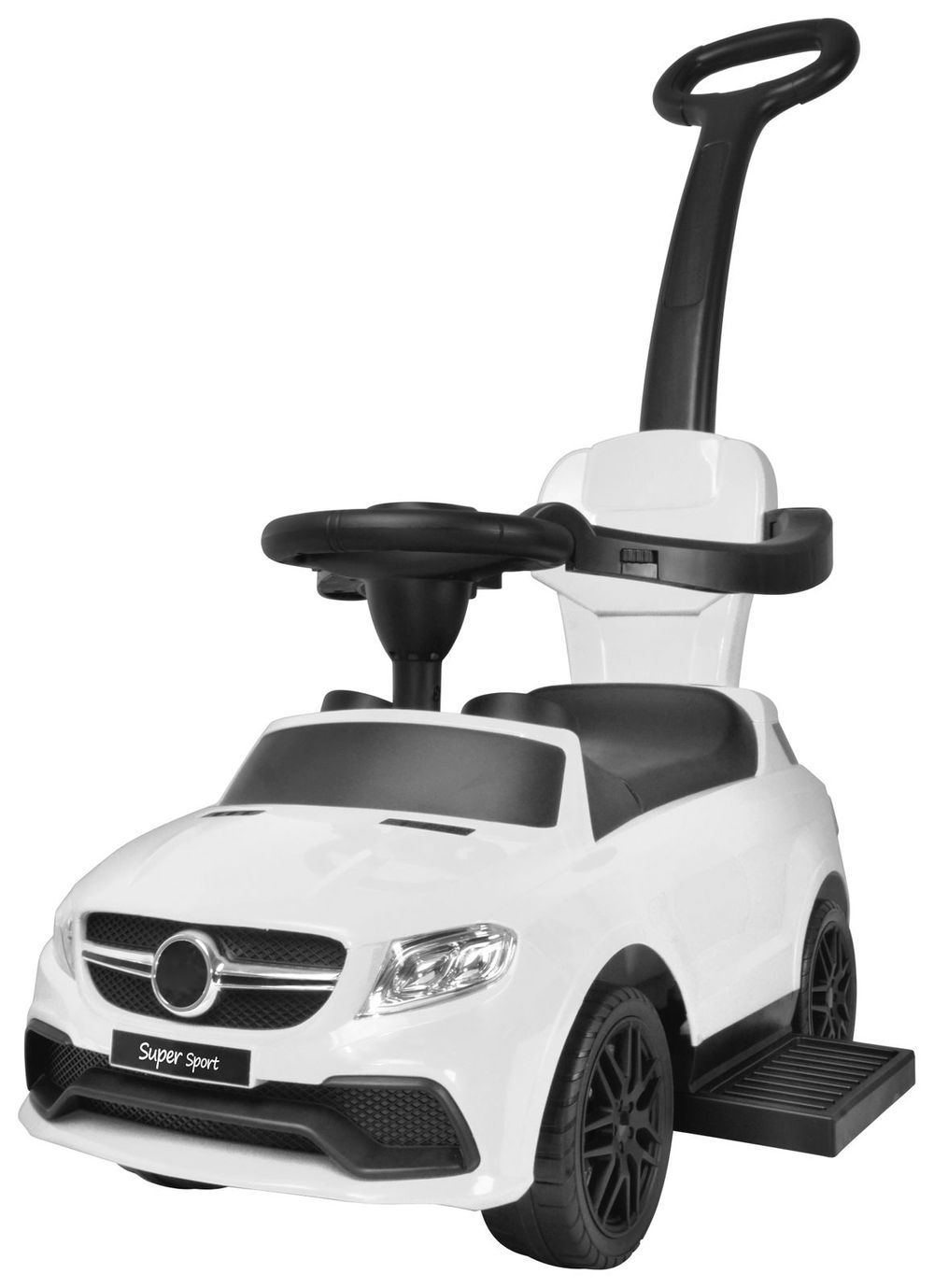 Factual Toys - 3-In-1 Kids Sport Ride-on Push Car - White