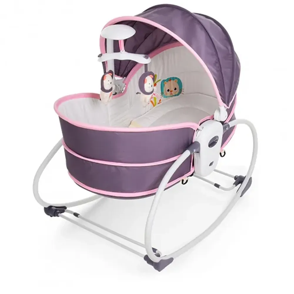 Mastela - 5-in-1 Baby Rocker & Bassinet Cradle - Pink