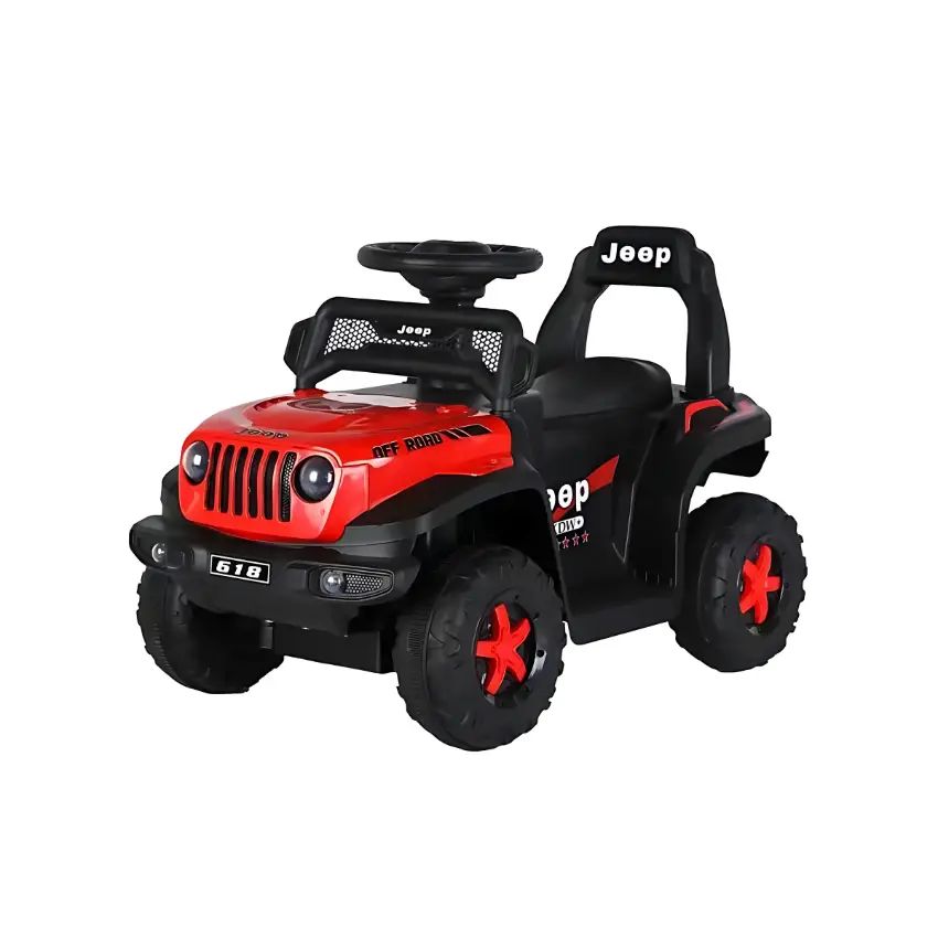 Factual Toys - 3-In-1 Kids Ride-On Artic Mini Jeep 6V - Red