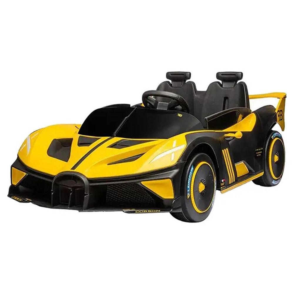 Factual Toys - Battery Operated Power Riding Car - 24V - Yellow