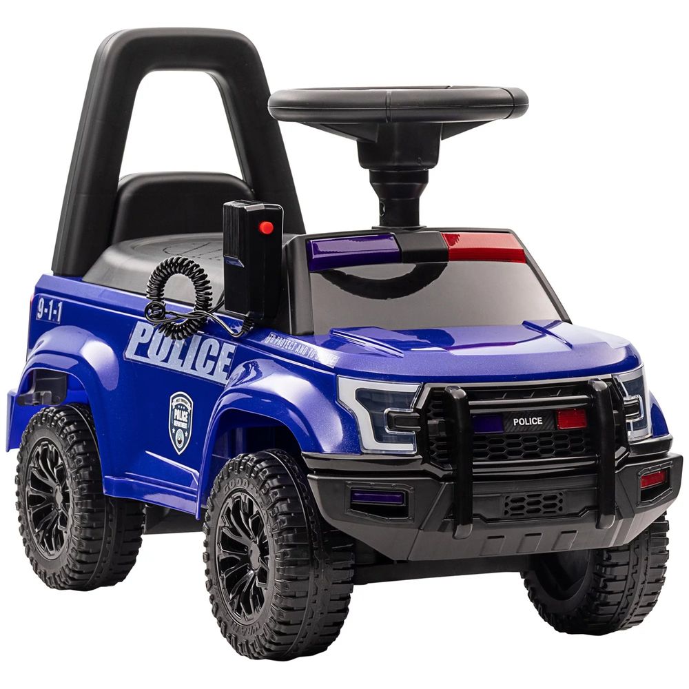 Factual Toys - Kids Police Push Car - Blue