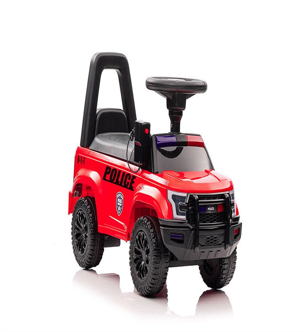 Factual Toys - Kids Police Push Car - Red