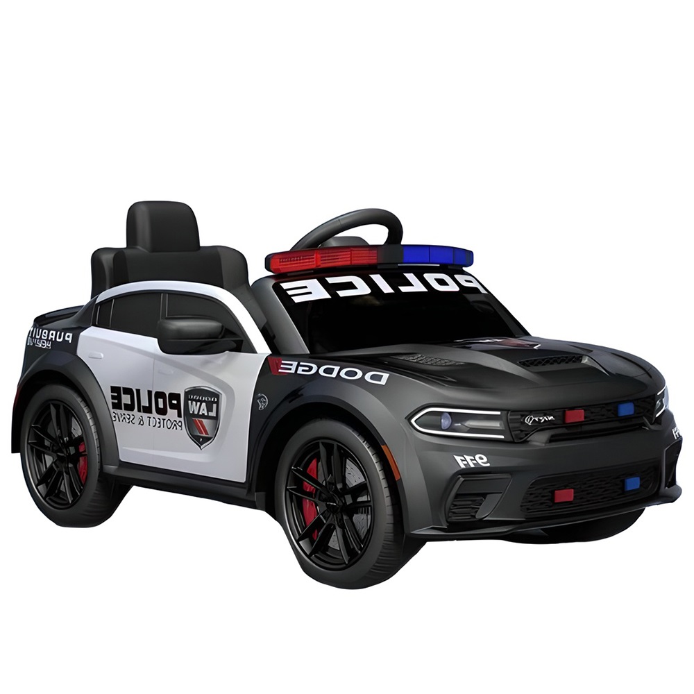 Dodge - Police Electric Ride On Car - 12 V