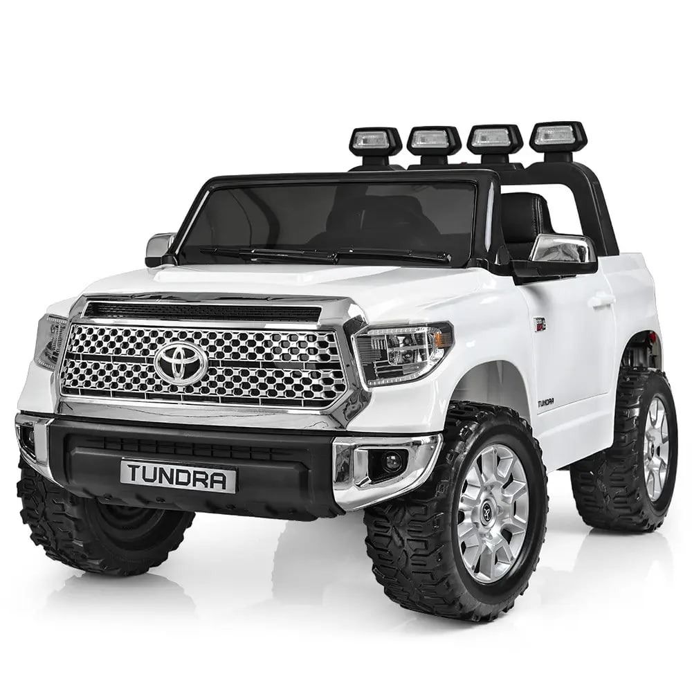 Factual Toys - Licensed Toyota Tundra Ride-On Truck Car 12V - White