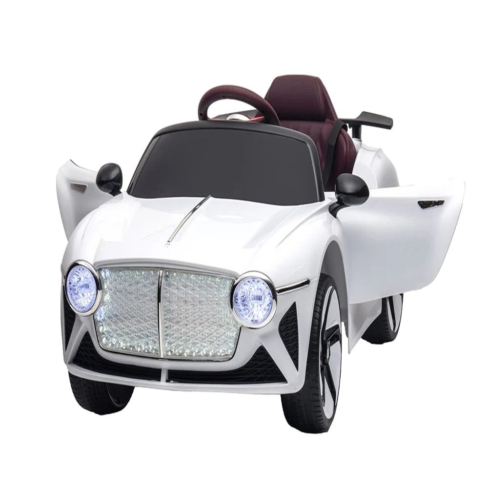 Factual Toys - Kids Ride-on Car W/ Remote Control 12V - White