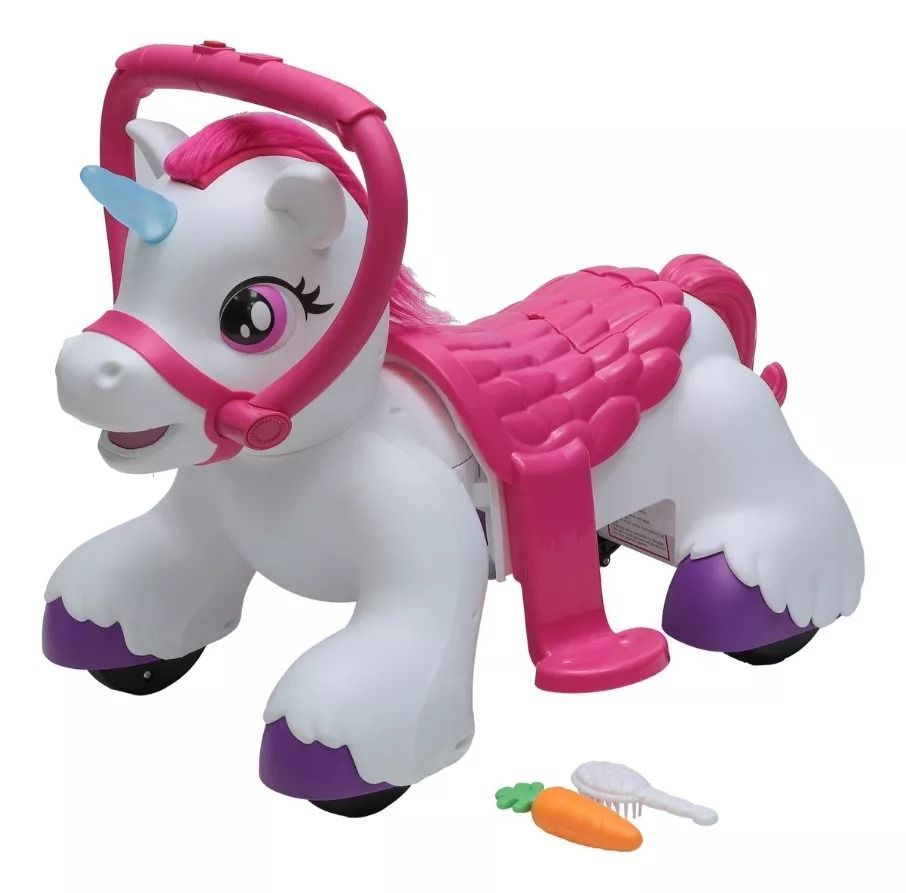 Factual Toys - Electric Pony Ride-on Animal Toy - 12V - White