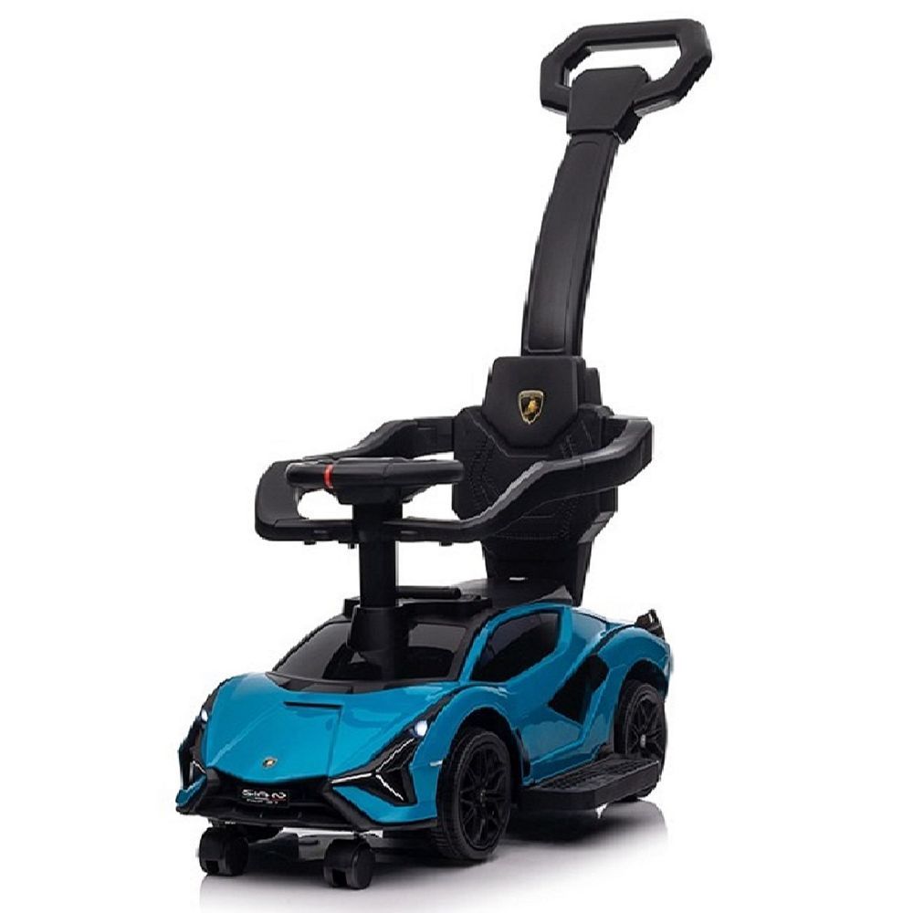 Lamborghini - 3-In-1 Ride On Push Car - Blue