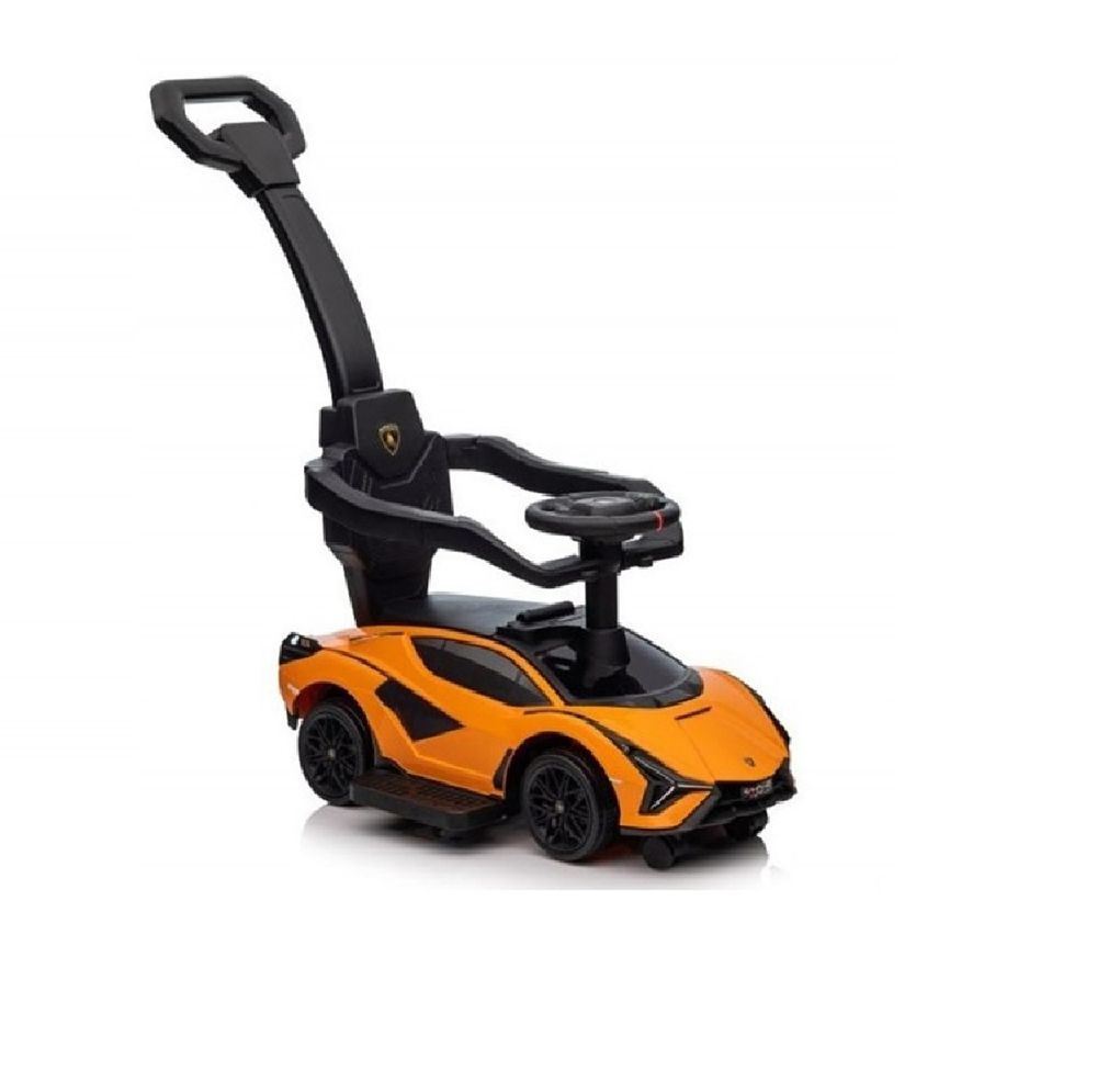 Lamborghini - 3-In-1 Ride On Push Car - Orange