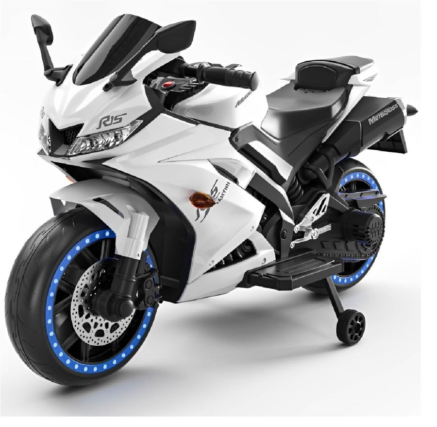 Factual Toys - Sports Bike R15 - 12V - White