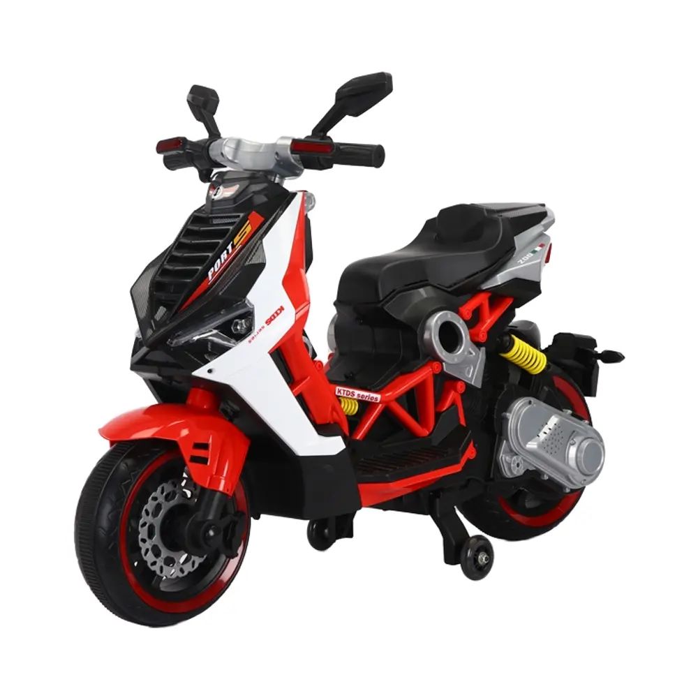 Factual Toys - Kids' Power Ride-On Scooter 12V - Red