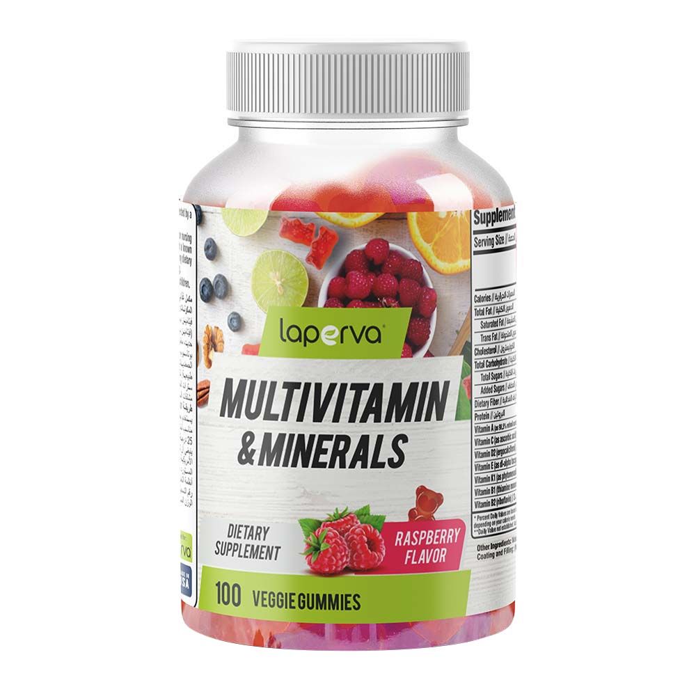 Laperva - Multivitamin And Minerals Veggie Gummies - Raspberry - 100's