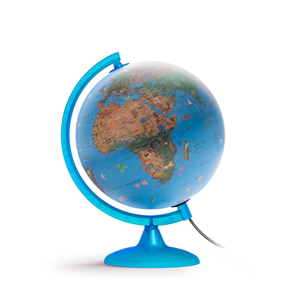 Tecnodidattica - Arca Detailed Educational Globe - Blue - 25 cm