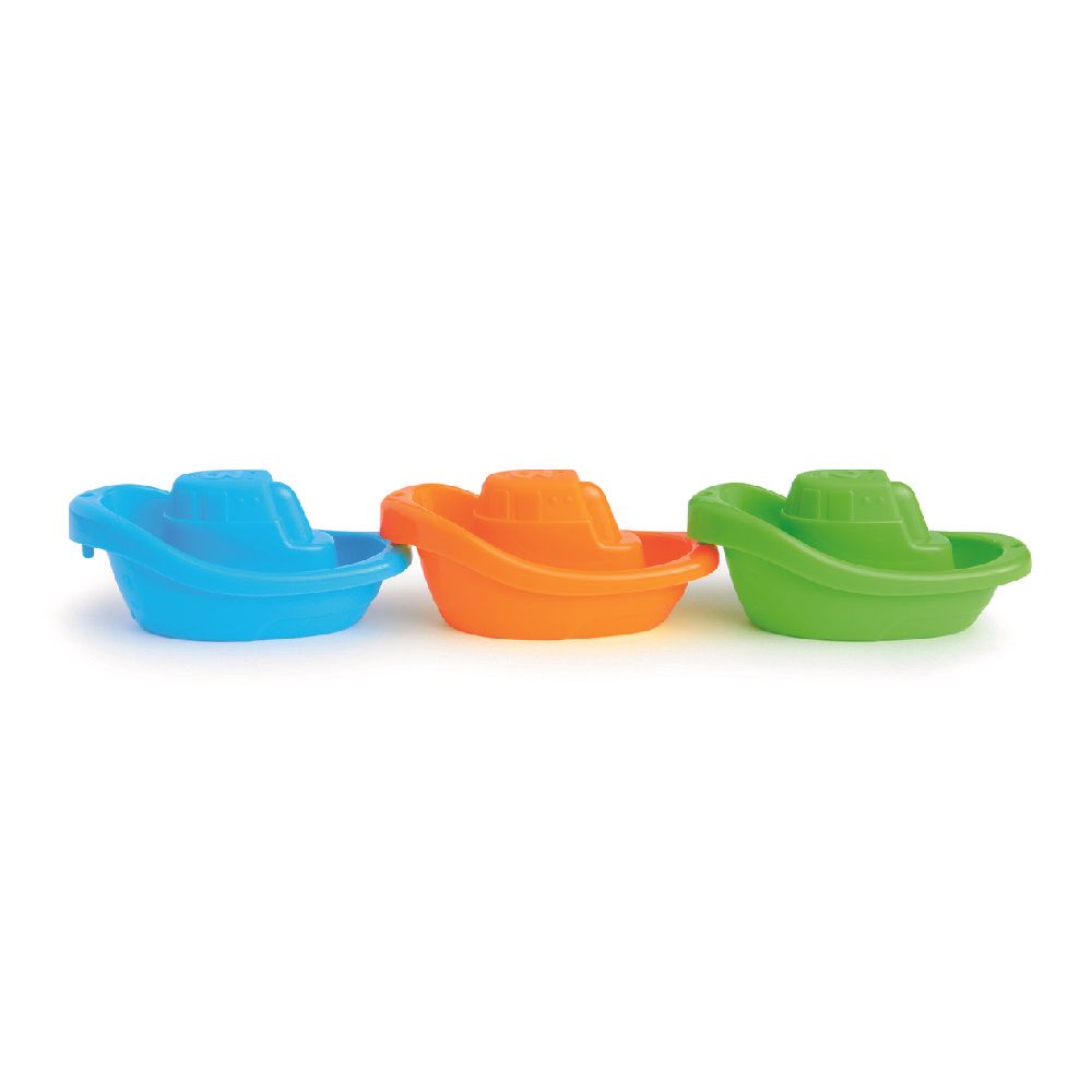 Munchkin - Little Boat Trains Bath Toy Set - 3pcs