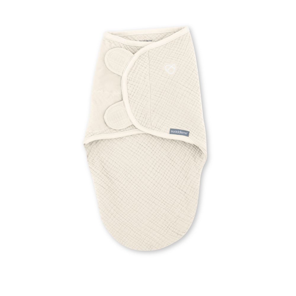 Summer Infant - SwaddleMe Muslin Swaddle - Cream