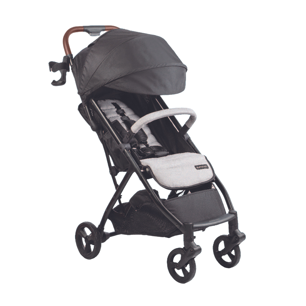 Summer Infant - 3Dquickclose CS+ Compact Fold Stroller - Black