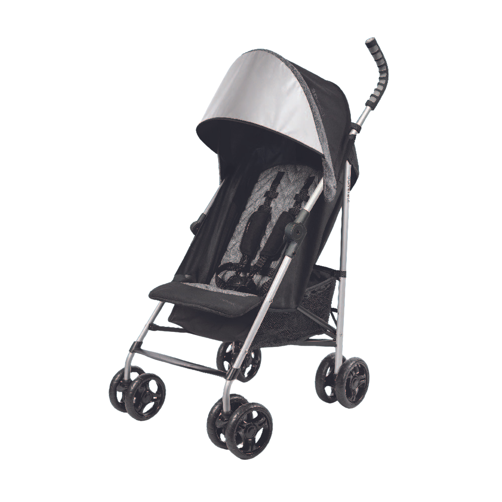 Summer Infant - 3Dlite ST Convenience Stroller - Black/Silver