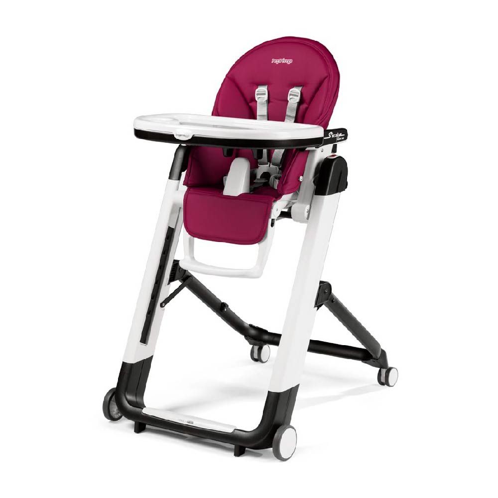 Peg Perego - Siesta Follow Me High Chair - Red Berry