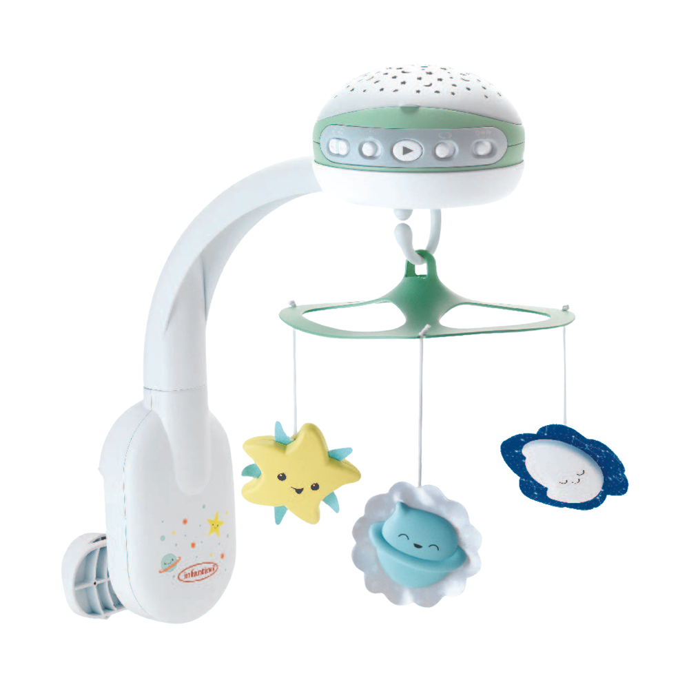 Infantino - 3-in-1 Projector Musical Mobile Crib Toy