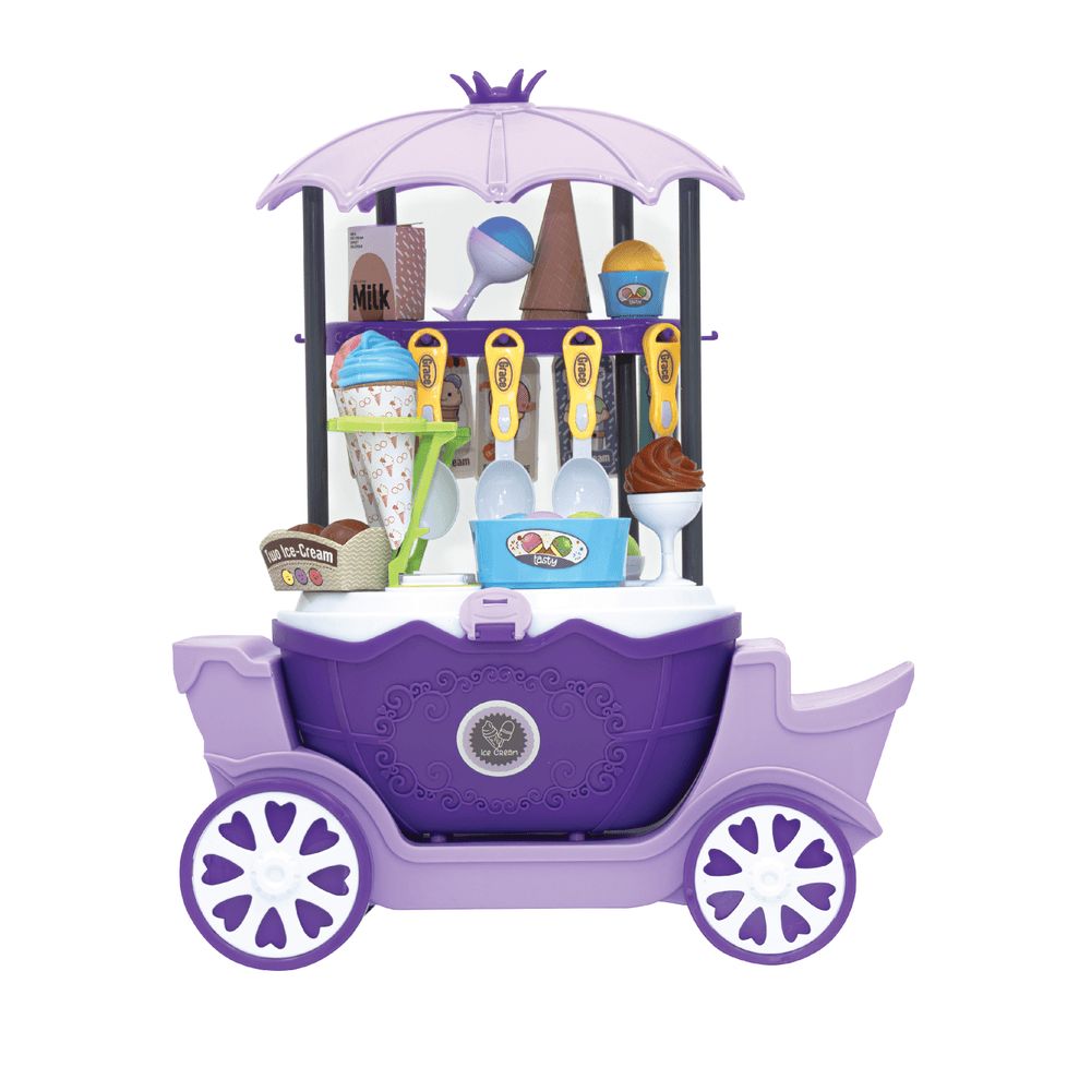 Moon - Ice Cream Cart Playset 69pcs