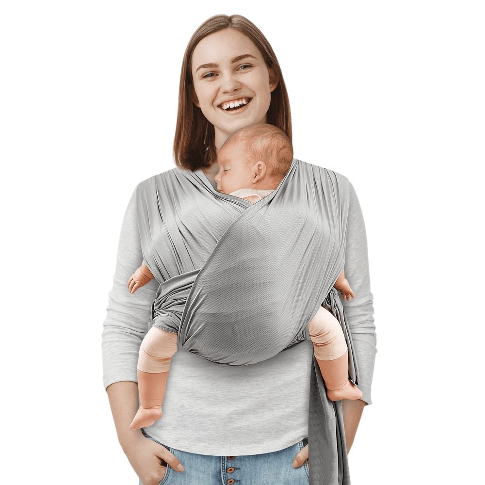 Moon - KaryGo Baby Sling Carrier - Mid Grey