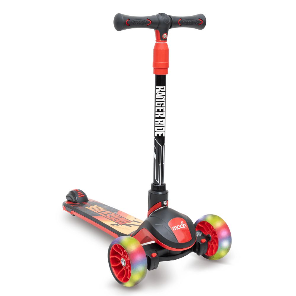 Moon - Ranger Ride 3-Wheels Manual Scooter - Red