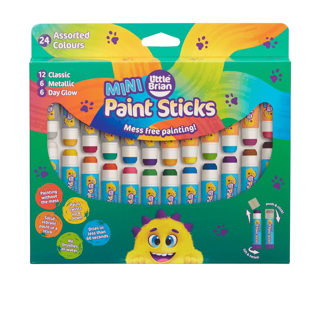 Little Brian - Mini Paint Sticks 24x5g