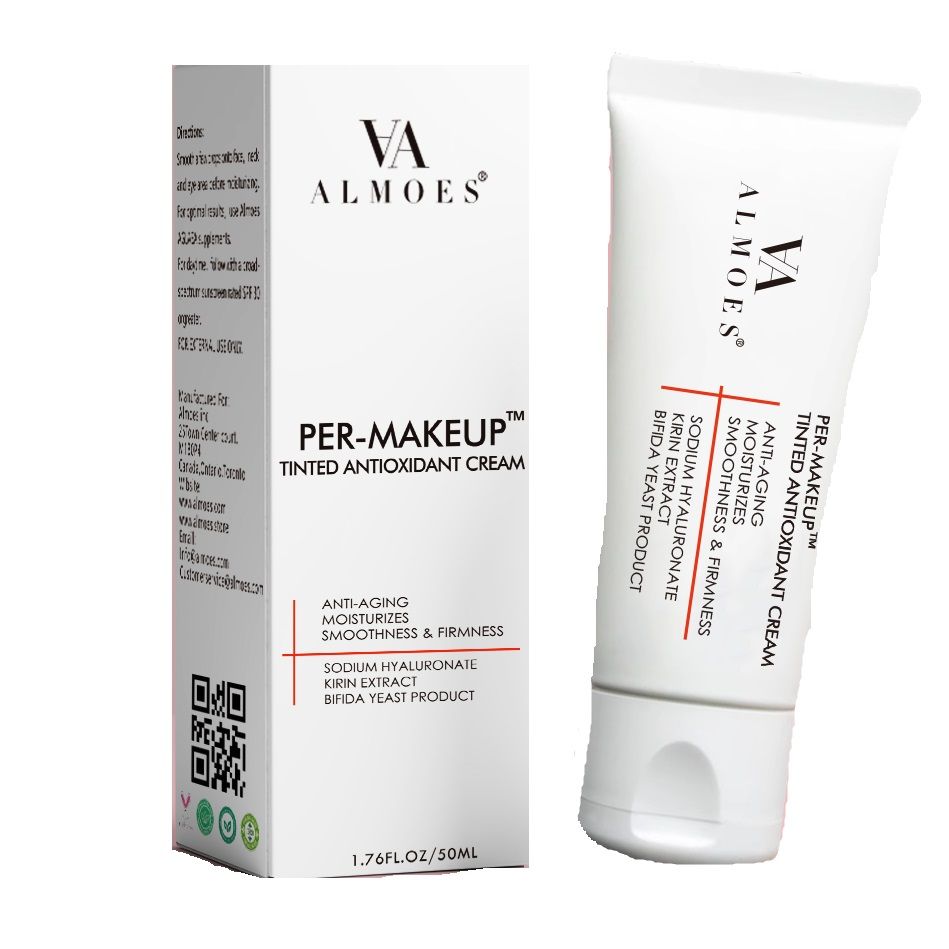 Almoes - Pre-Makeup Tinted Antioxidant Cream - 50g