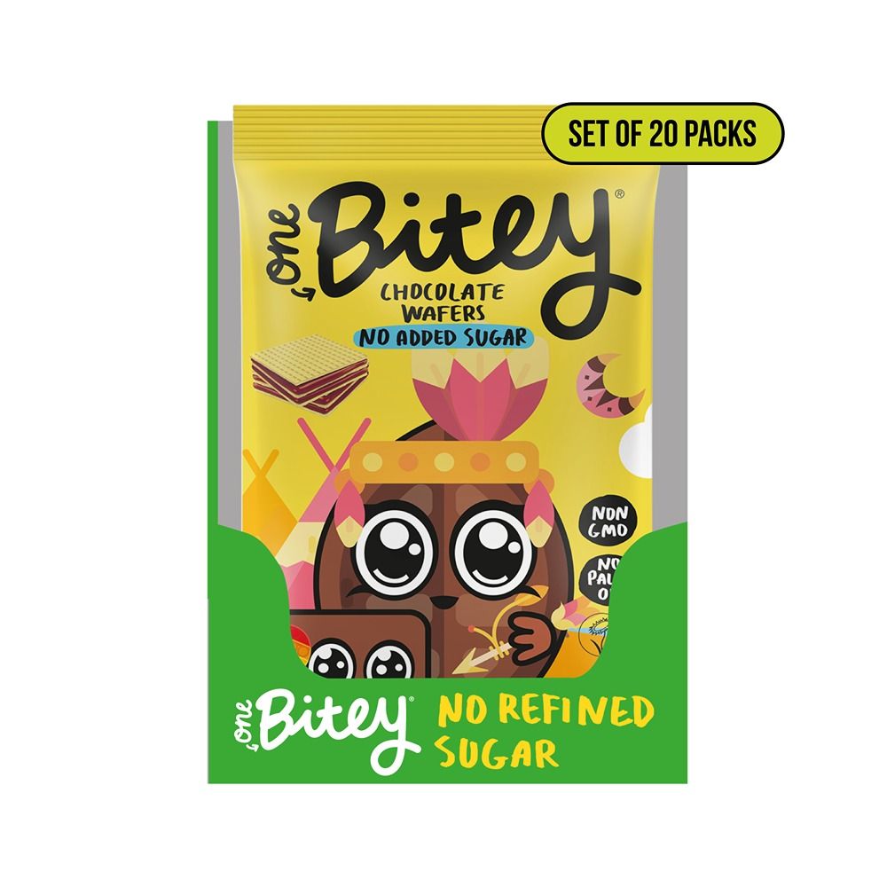 One Bitey - Sugar Free Wafers - Chocolate - 35g - Pack of 20