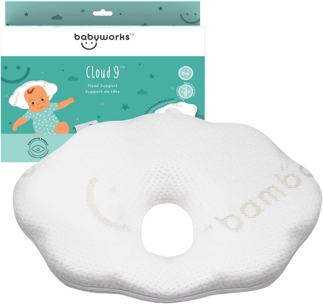 Babyworks - Cloud 9 Head Support - White