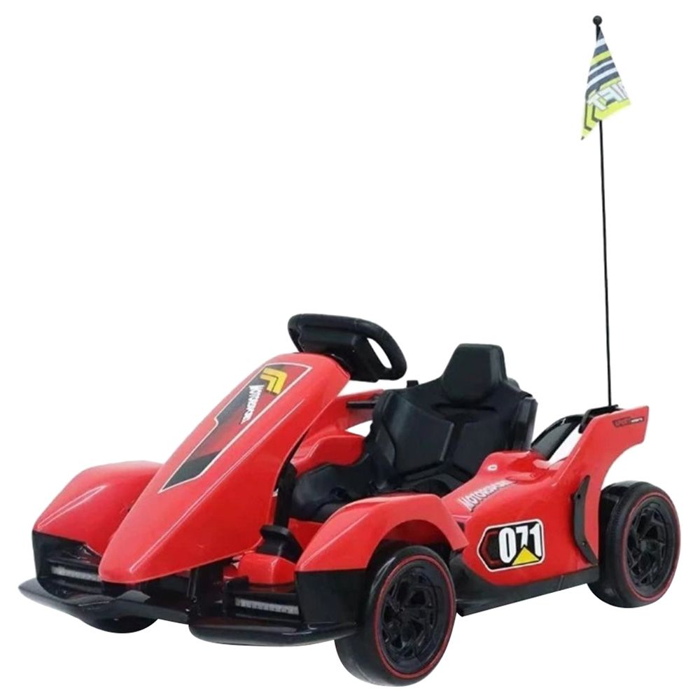 Amsham - Powerful Go Kart For Kids - Red - 24V